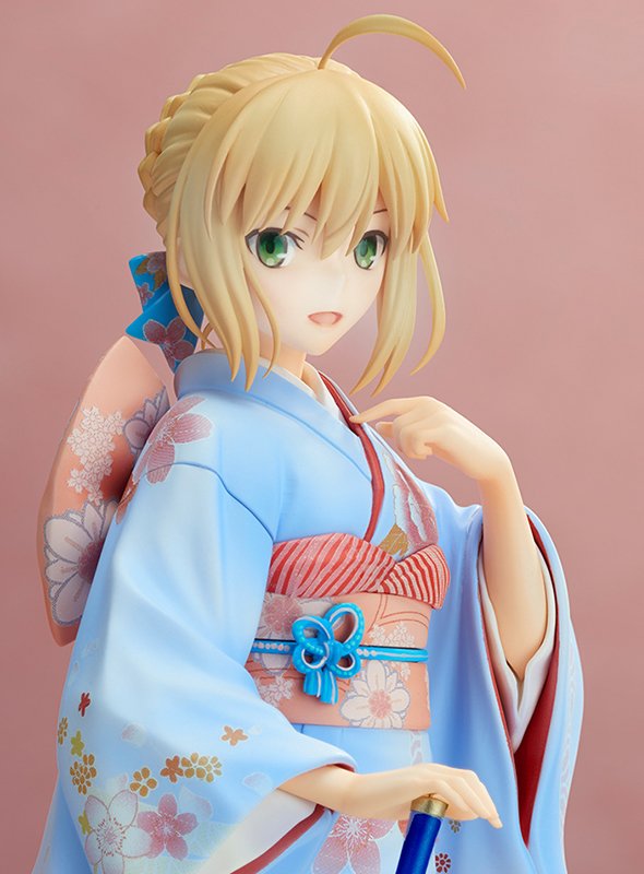 IN-STOCK Fate/Stay Night Unlimited Blade Works  - Saber 1/7 (Haregi Ver)