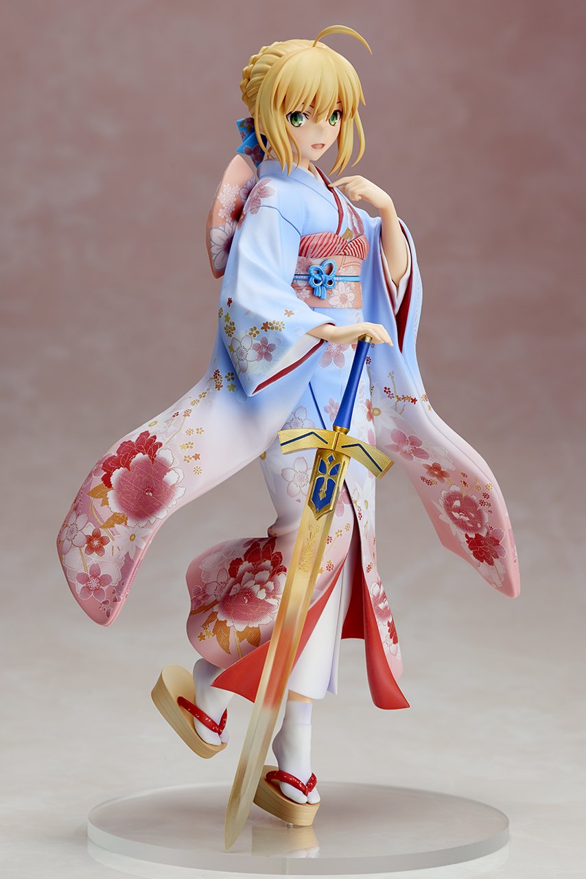 IN-STOCK Fate/Stay Night Unlimited Blade Works  - Saber 1/7 (Haregi Ver)