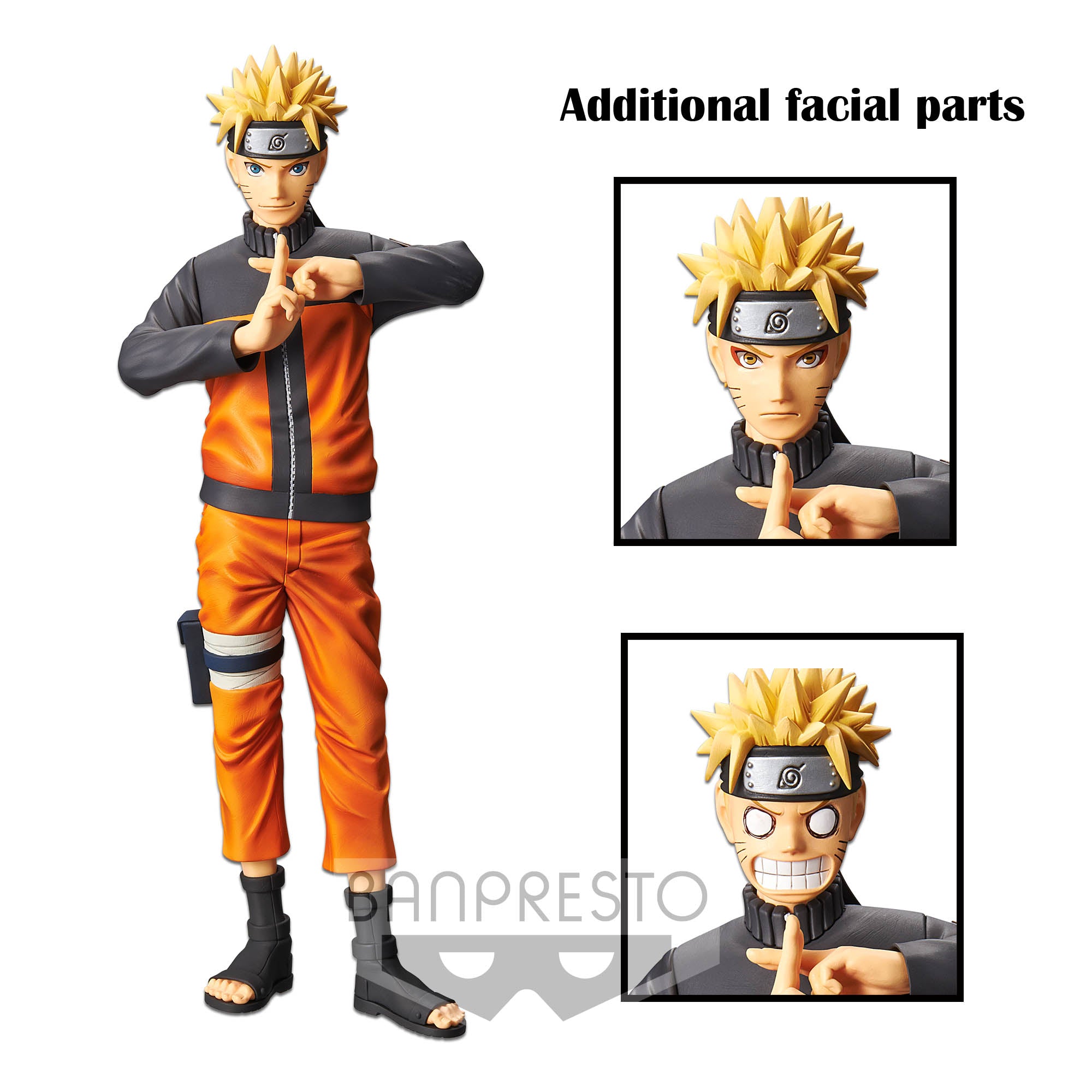 PRE-ORDER Naruto Shippuden Grandista nero - Uzumaki Naruto (2nd Release)