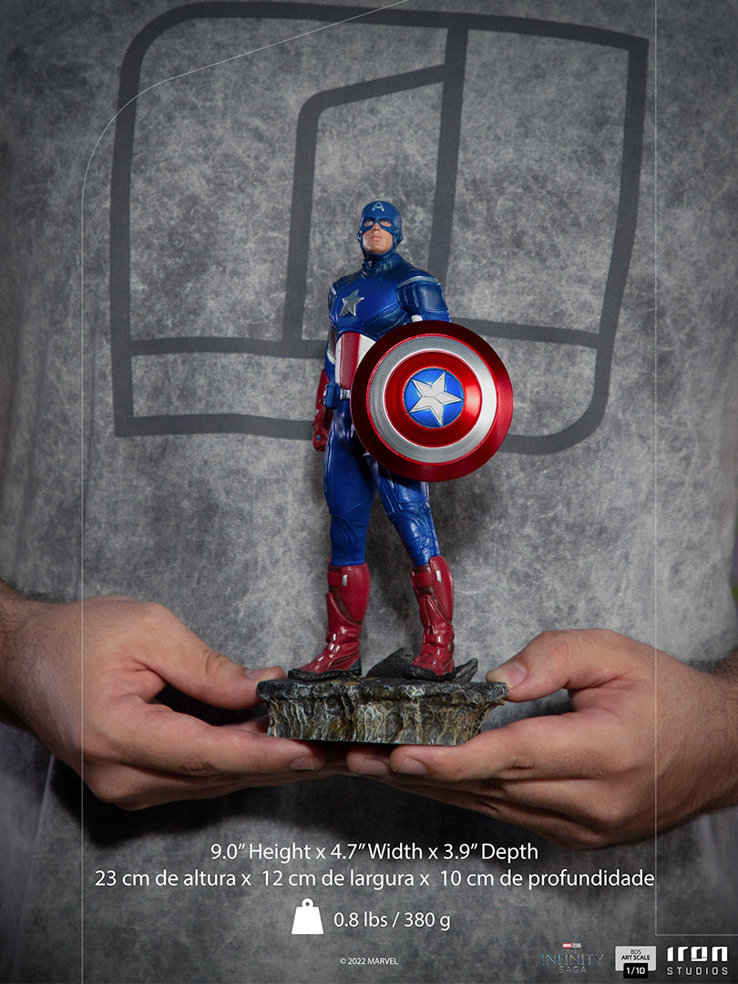 PRE-ORDER The Infinity Saga - Captain America Battle of NY Art Scale 1/10