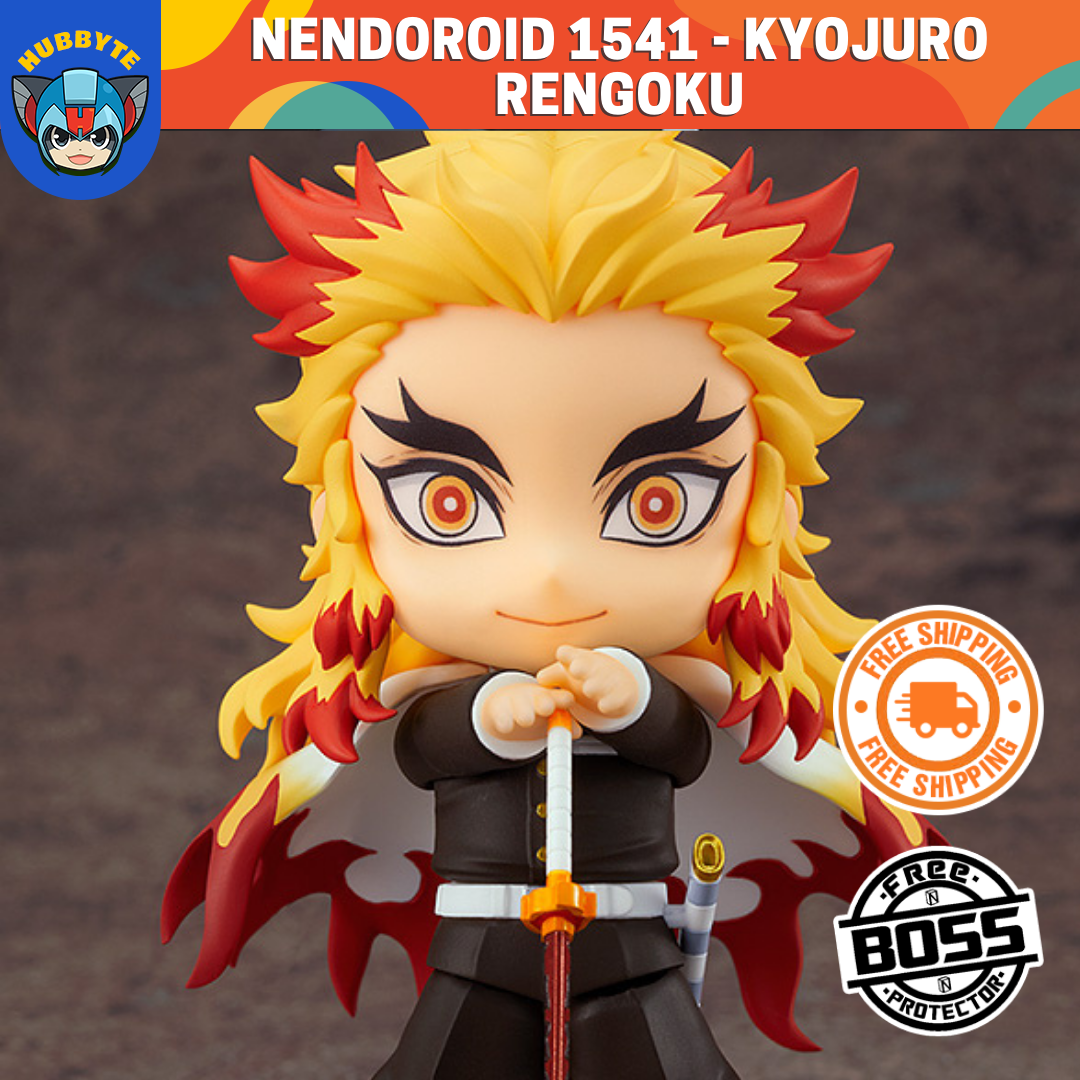 IN-STOCK Good Smile Company - Nendoroid 1541 - Demon Slayer: Kimetsu no Yaiba - Kyojuro Rengoku [2nd Release]