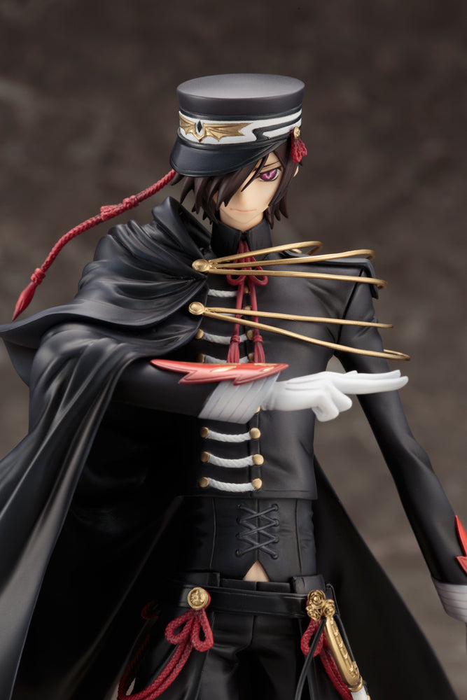 IN-STOCK Kotobukiya - ARTFX J - Code Geass: Lelouch of the Rebellion R2 - Lelouch Lamperouge: CODE Black 1st Live Encore! Ver. 1/8