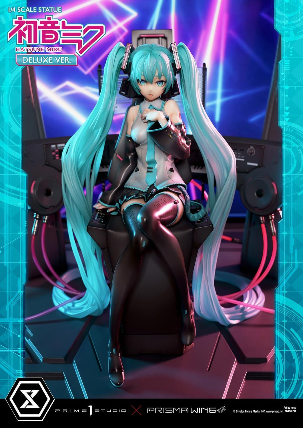 PRE-ORDER PRISMA WING - Vocaloid - Hatsune Miku "Art by neco": Deluxe Bonus Ver. 1/4
