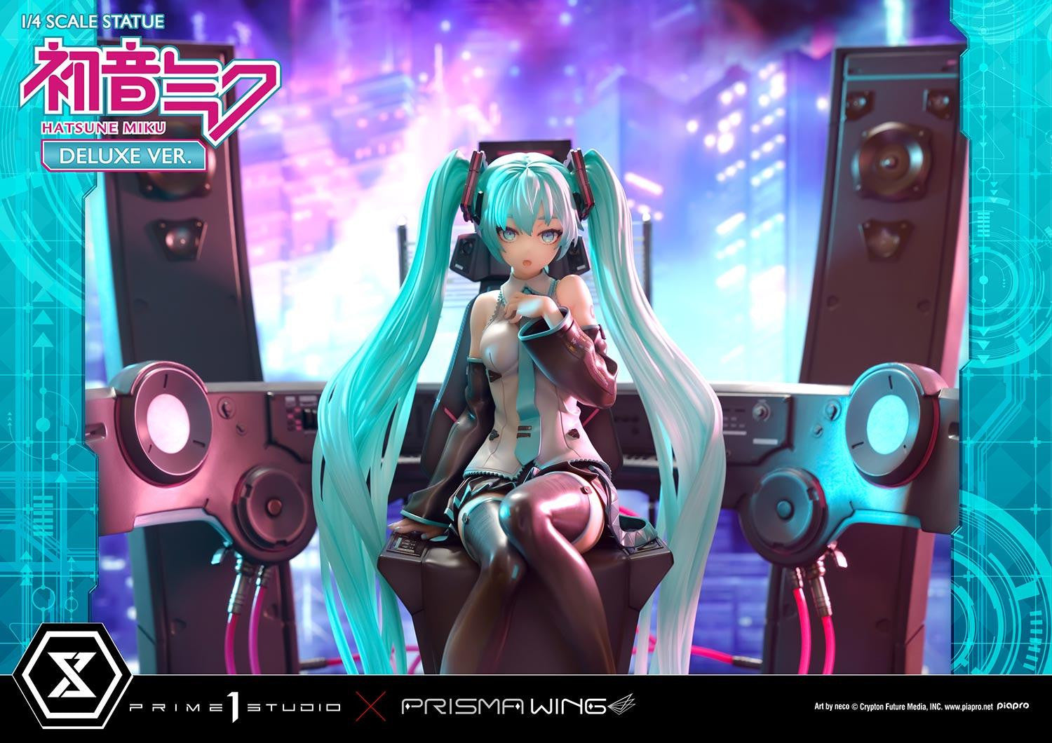 PRE-ORDER PRISMA WING - Vocaloid - Hatsune Miku "Art by neco": Deluxe Bonus Ver. 1/4