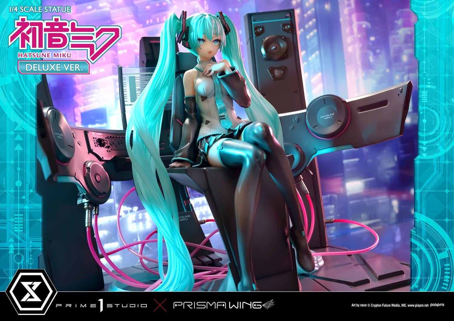 PRE-ORDER PRISMA WING - Vocaloid - Hatsune Miku "Art by neco": Deluxe Bonus Ver. 1/4