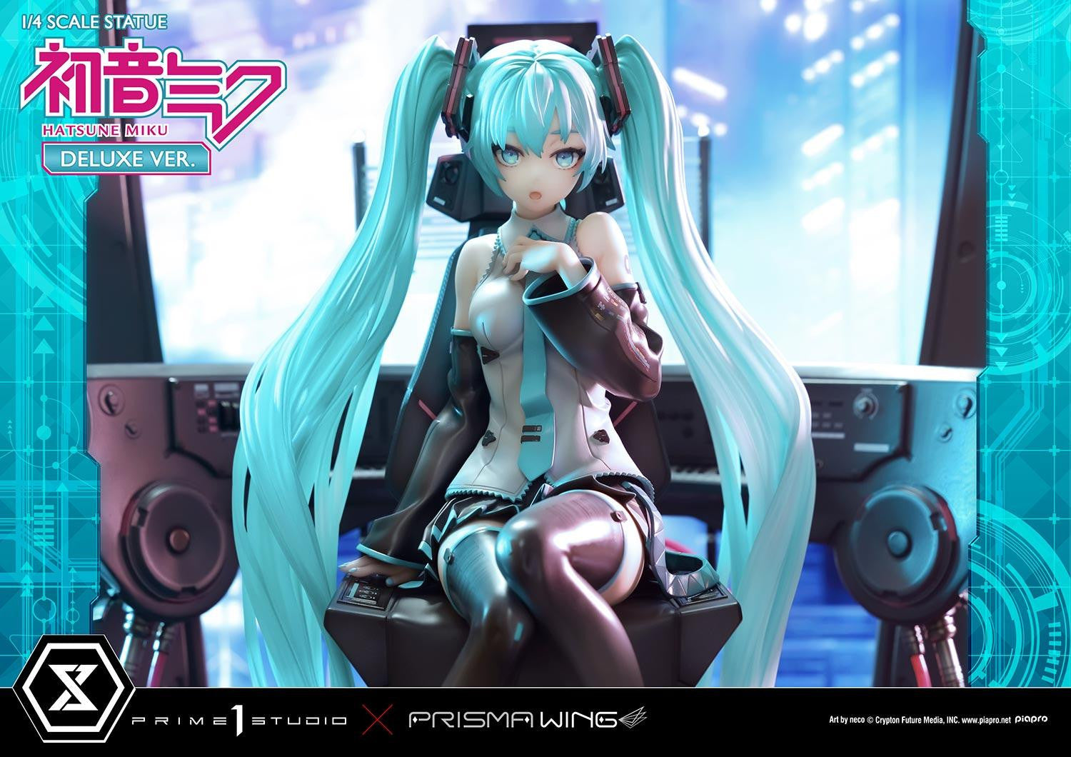 PRE-ORDER PRISMA WING - Vocaloid - Hatsune Miku "Art by neco": Deluxe Bonus Ver. 1/4