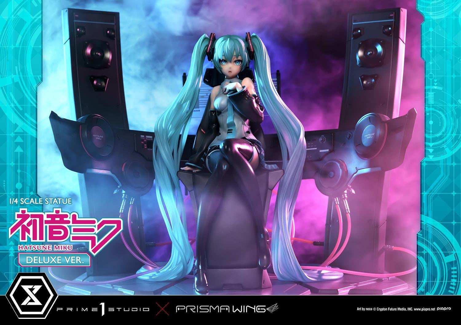 PRE-ORDER PRISMA WING - Vocaloid - Hatsune Miku "Art by neco": Deluxe Bonus Ver. 1/4