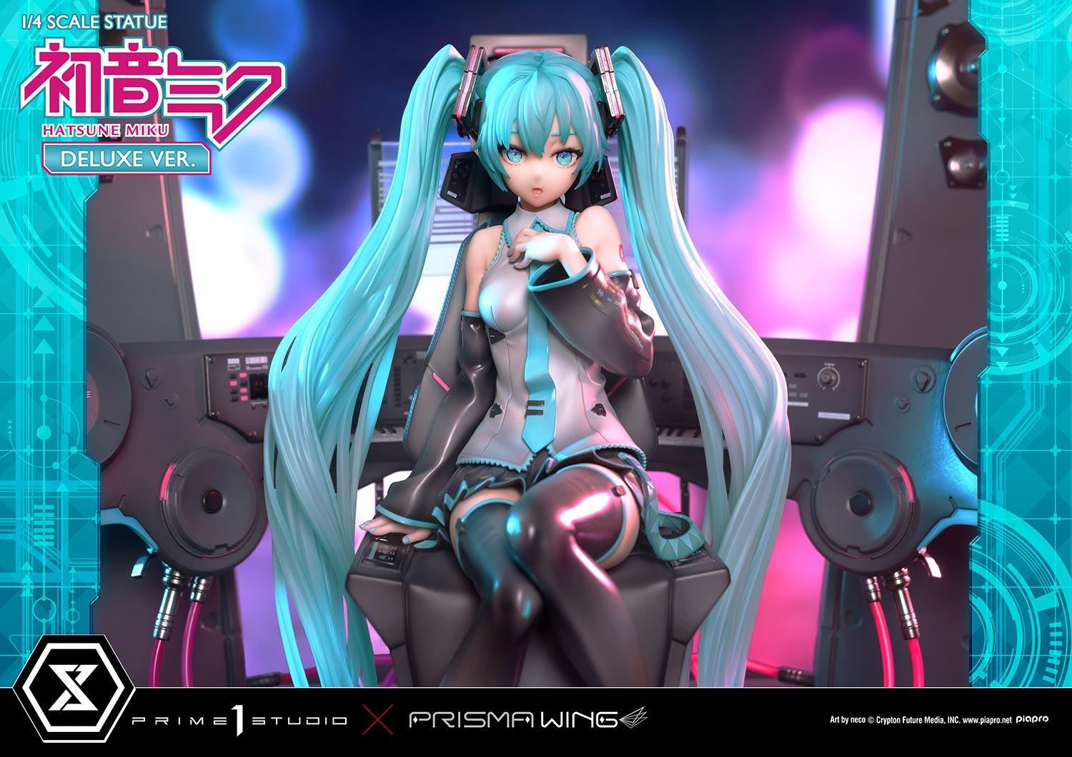 PRE-ORDER PRISMA WING - Vocaloid - Hatsune Miku "Art by neco": Deluxe Bonus Ver. 1/4
