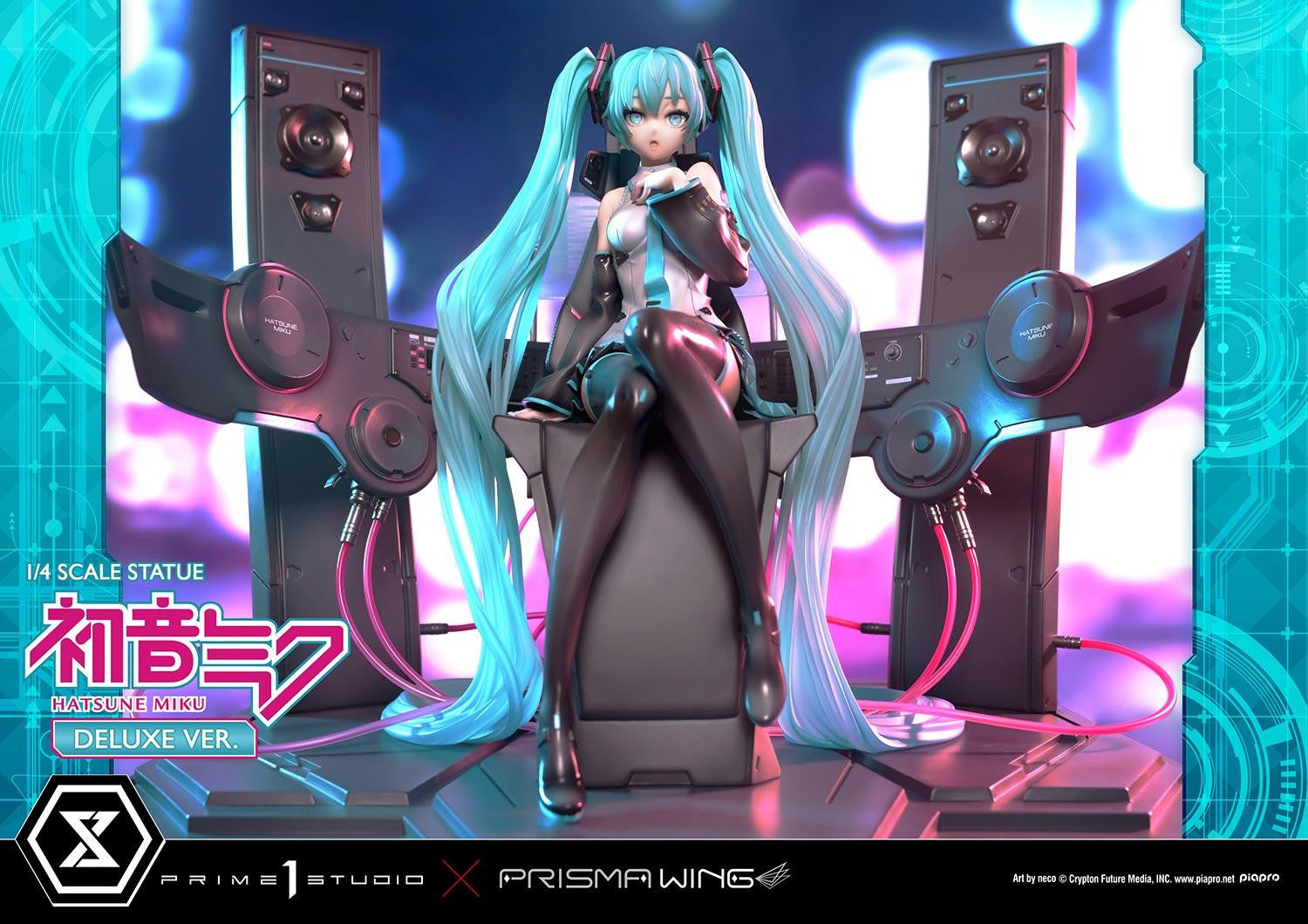 PRE-ORDER PRISMA WING - Vocaloid - Hatsune Miku "Art by neco": Deluxe Bonus Ver. 1/4