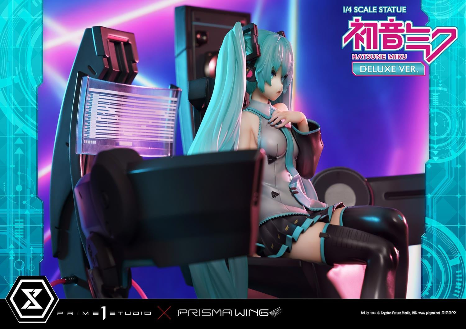 PRE-ORDER PRISMA WING - Vocaloid - Hatsune Miku "Art by neco": Deluxe Bonus Ver. 1/4