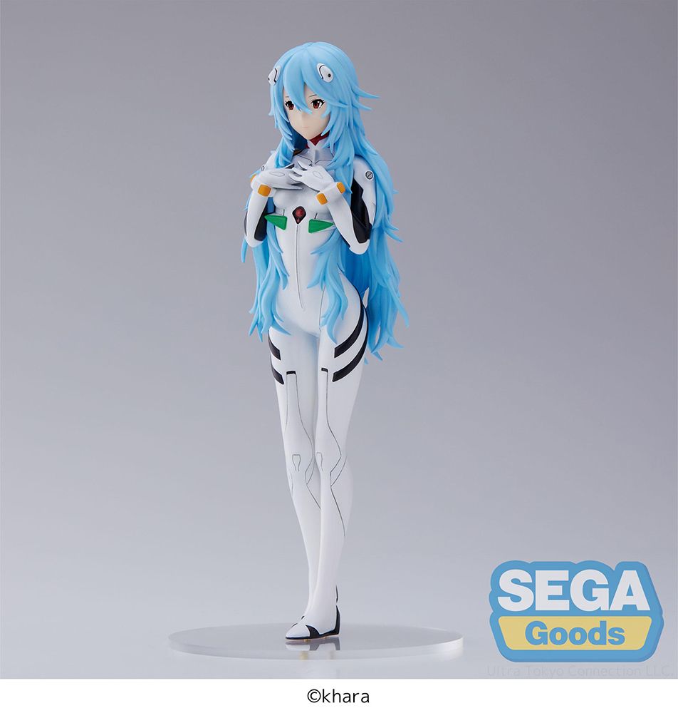 PRE-ORDER Rebuild of Evangelion SPM Figure - Rei Ayanami: Long Hair Ver.