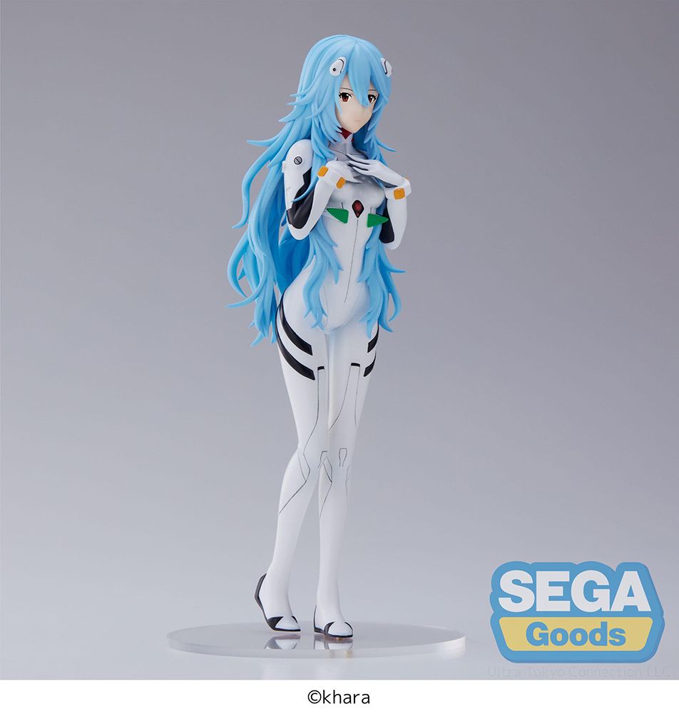 PRE-ORDER Rebuild of Evangelion SPM Figure - Rei Ayanami: Long Hair Ver.