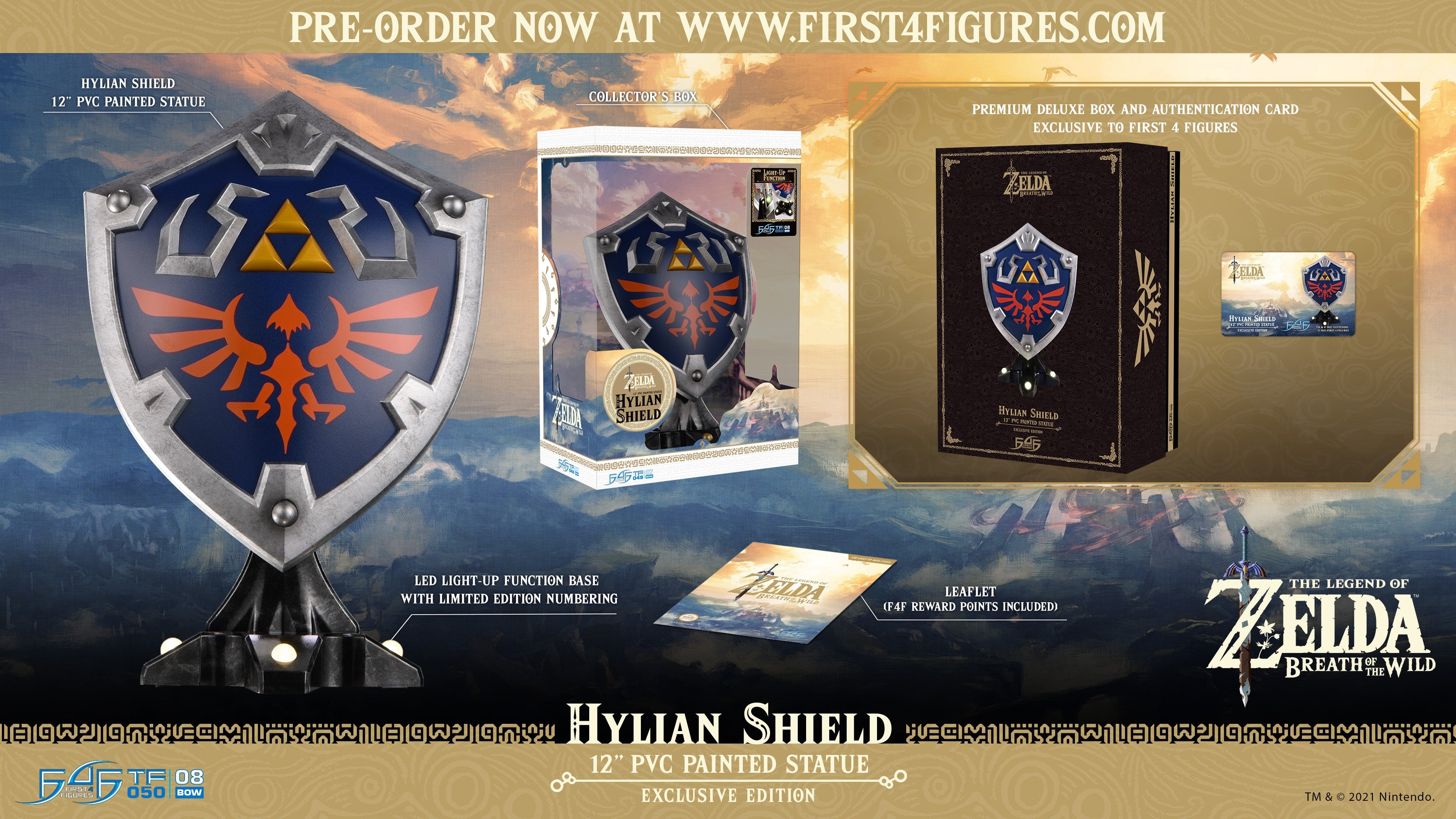 PRE-ORDER Legend of Zelda: Breath of the Wild - Hylian Shield: Collector's Edition