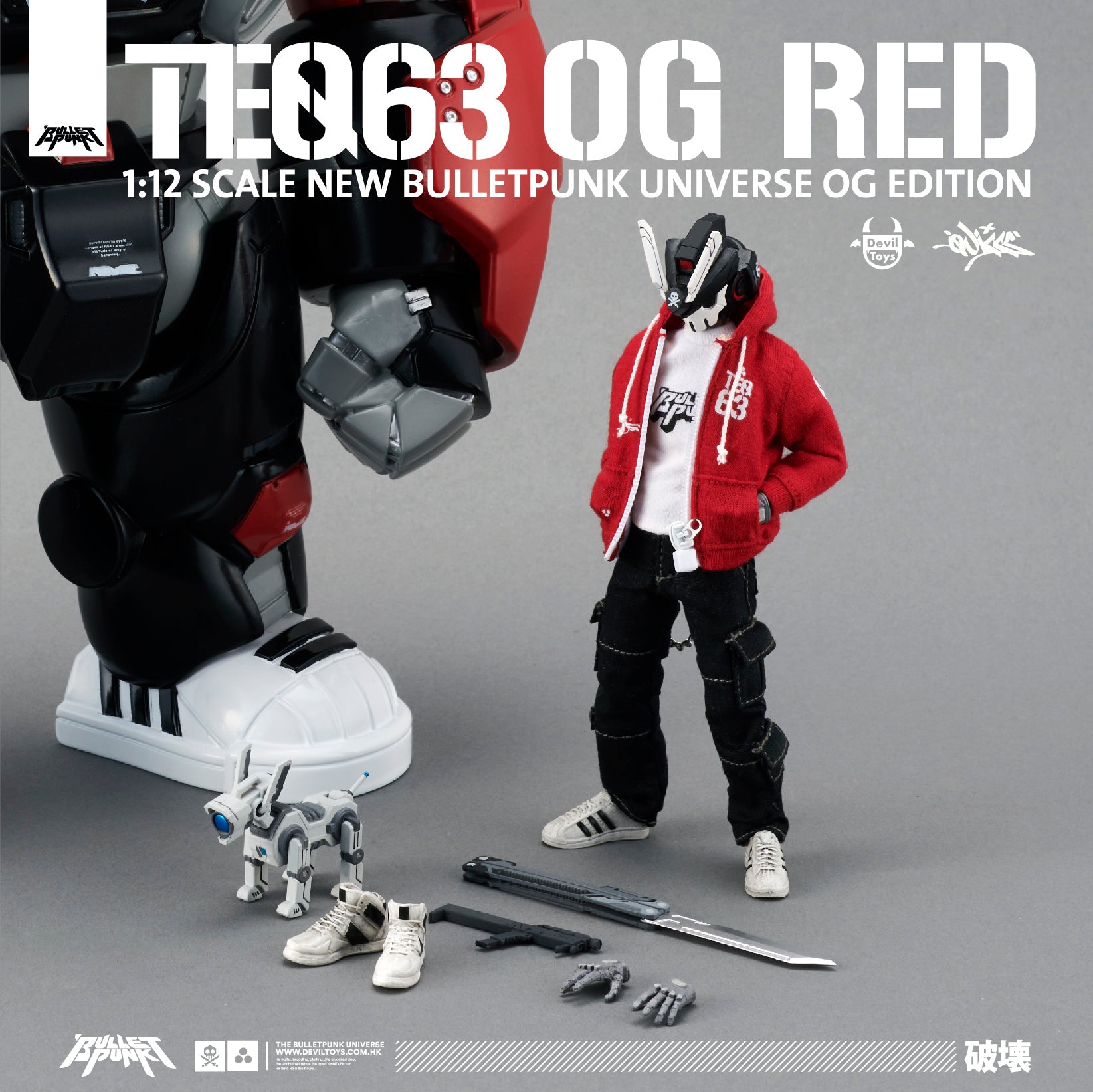 PRE-ORDER Quiccs - TEQ63 - OG RED: New Bulletpunk Universe OG Edition 1/12