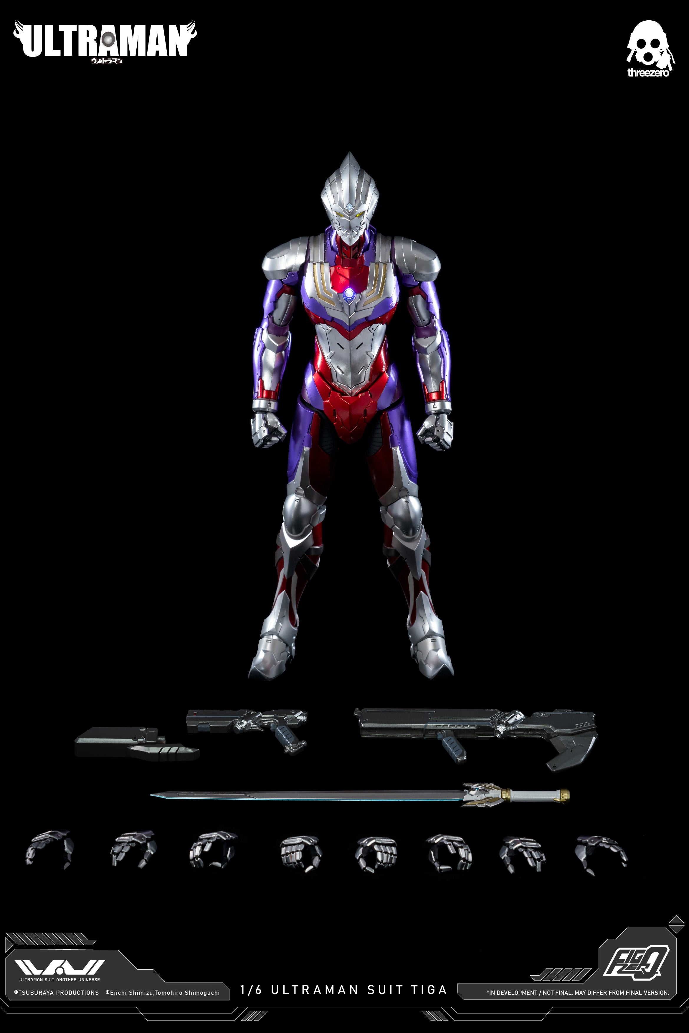 IN-STOCK threezero - FigZero - Ultraman Suit Tiga