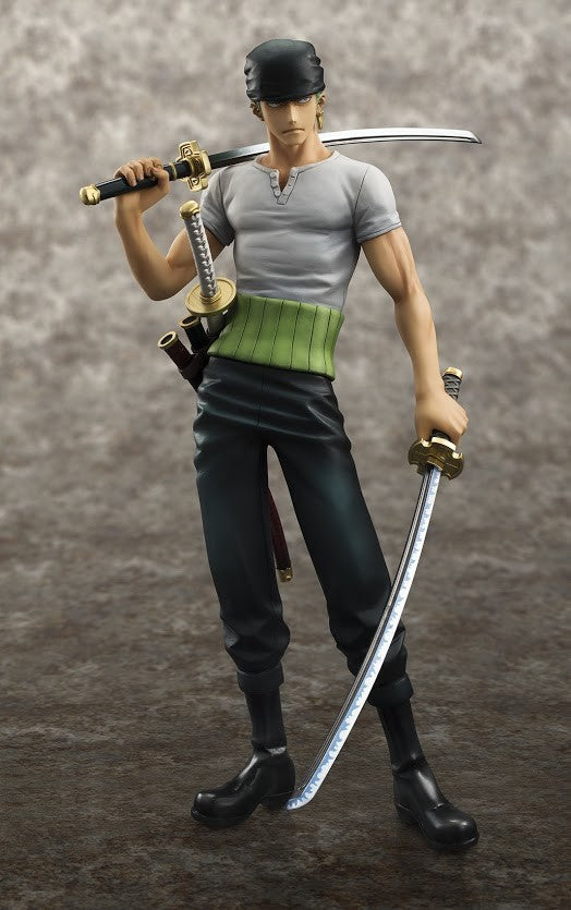 IN-STOCK MegaHouse - Excellent Model Portrait.Of.Pirates DX - One Piece - Roronoa Zoro: 10th Limited Ver. 1/8