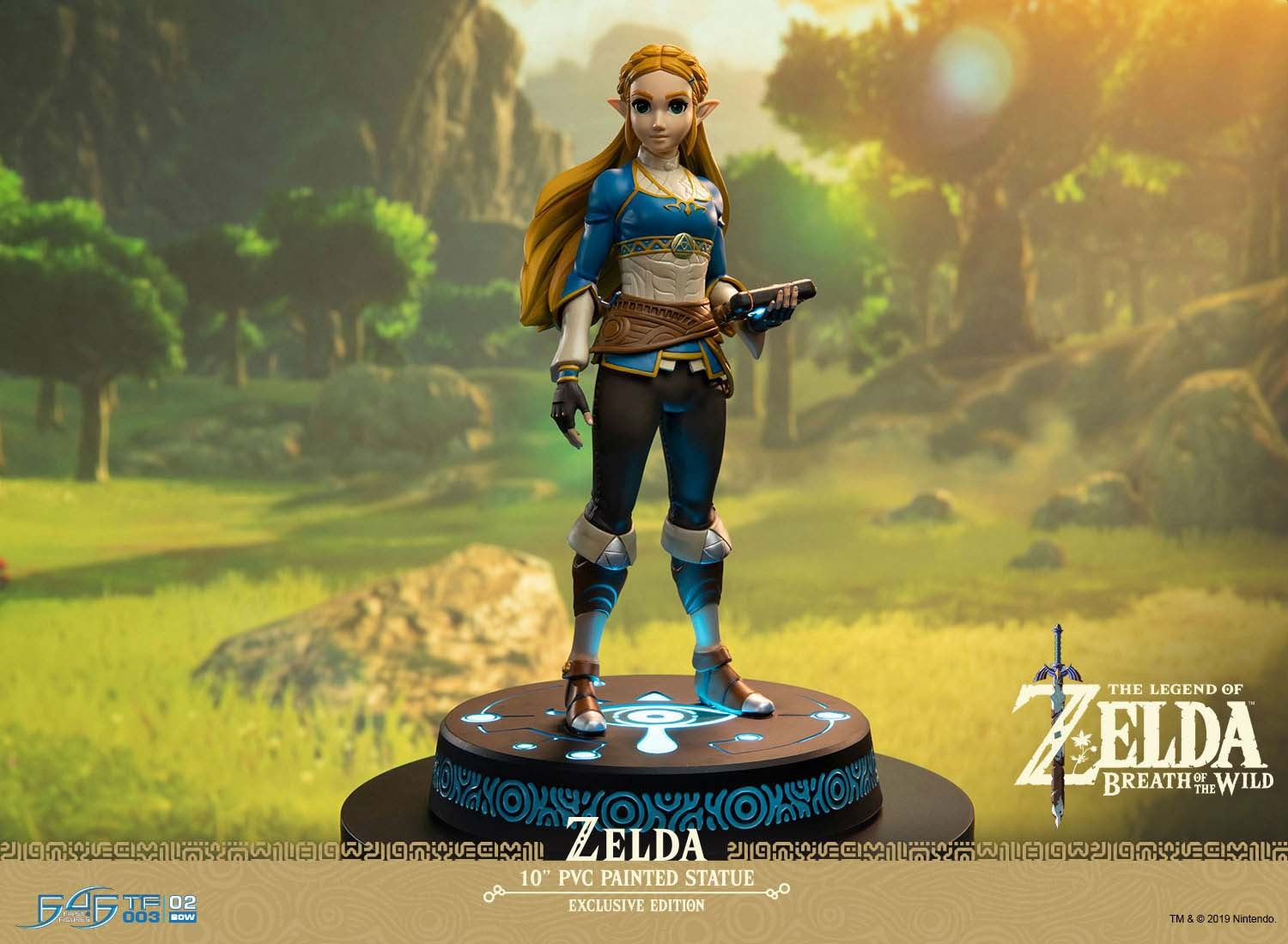 IN-STOCK First4Figures - The Legend of Zelda: Breath of the Wild - Zelda (Light-up Function)