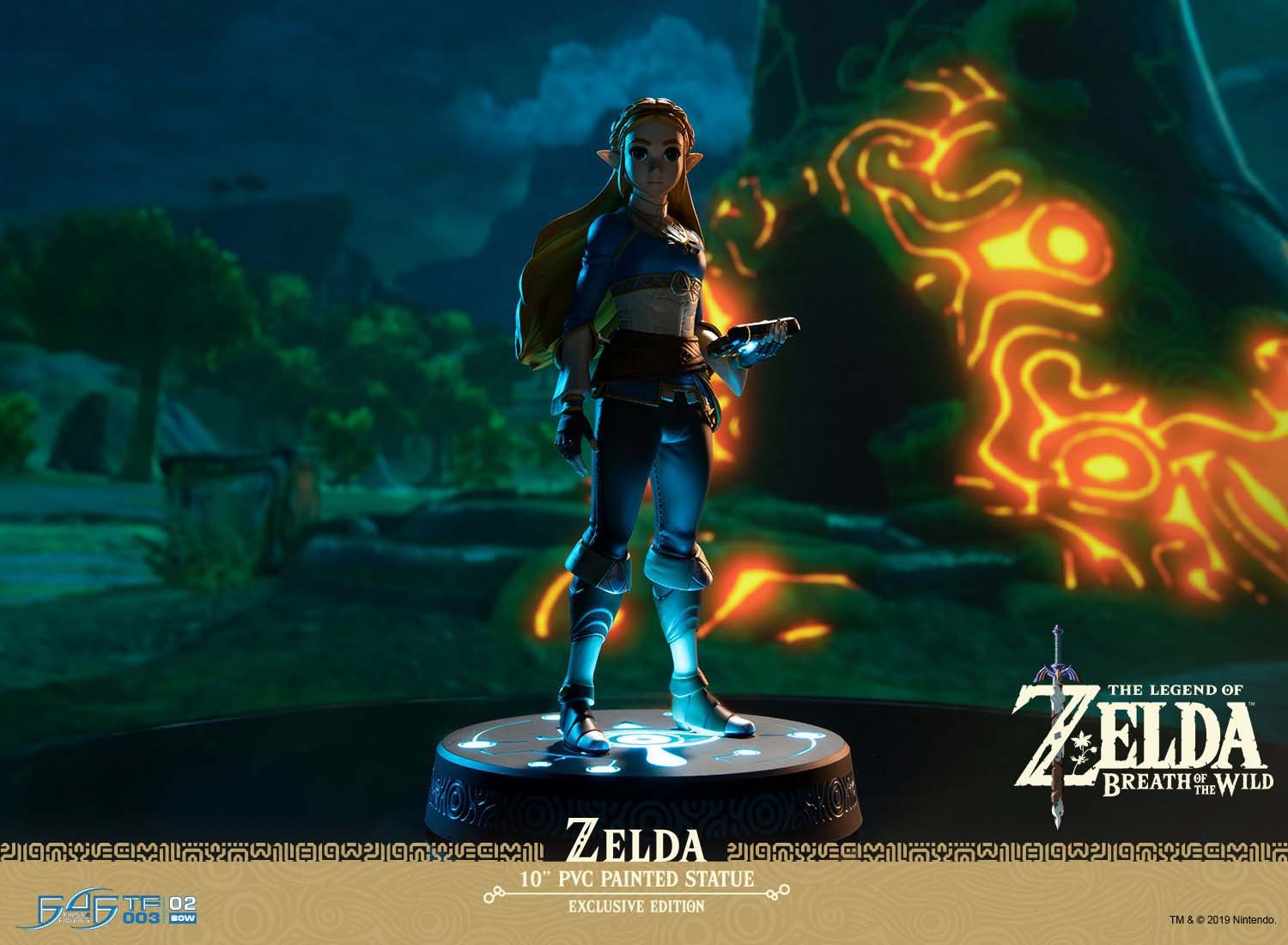 IN-STOCK First4Figures - The Legend of Zelda: Breath of the Wild - Zelda (Light-up Function)
