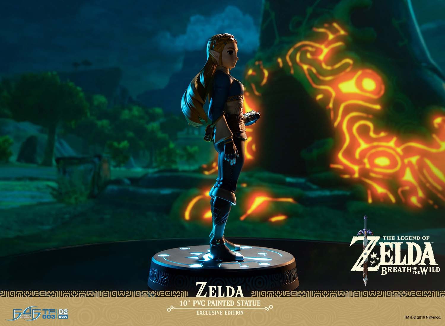 IN-STOCK First4Figures - The Legend of Zelda: Breath of the Wild - Zelda (Light-up Function)