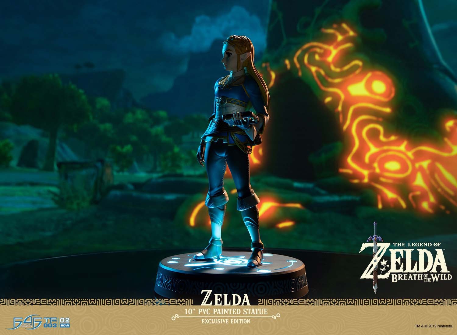 IN-STOCK First4Figures - The Legend of Zelda: Breath of the Wild - Zelda (Light-up Function)