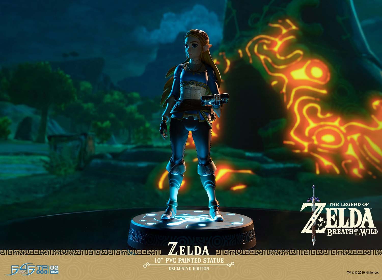 IN-STOCK First4Figures - The Legend of Zelda: Breath of the Wild - Zelda (Light-up Function)